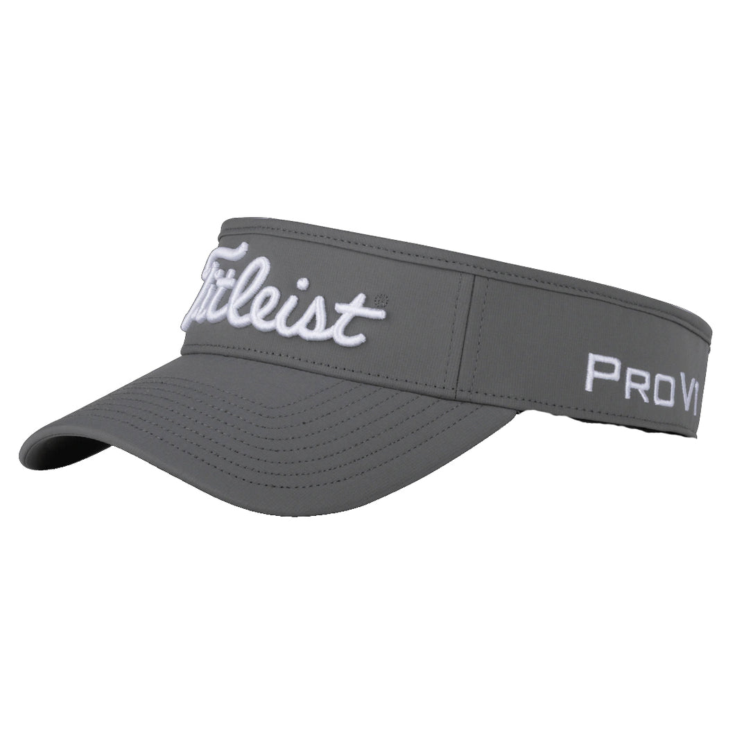 Titleist Tour Performance Mens Golf Visor - Charcoal