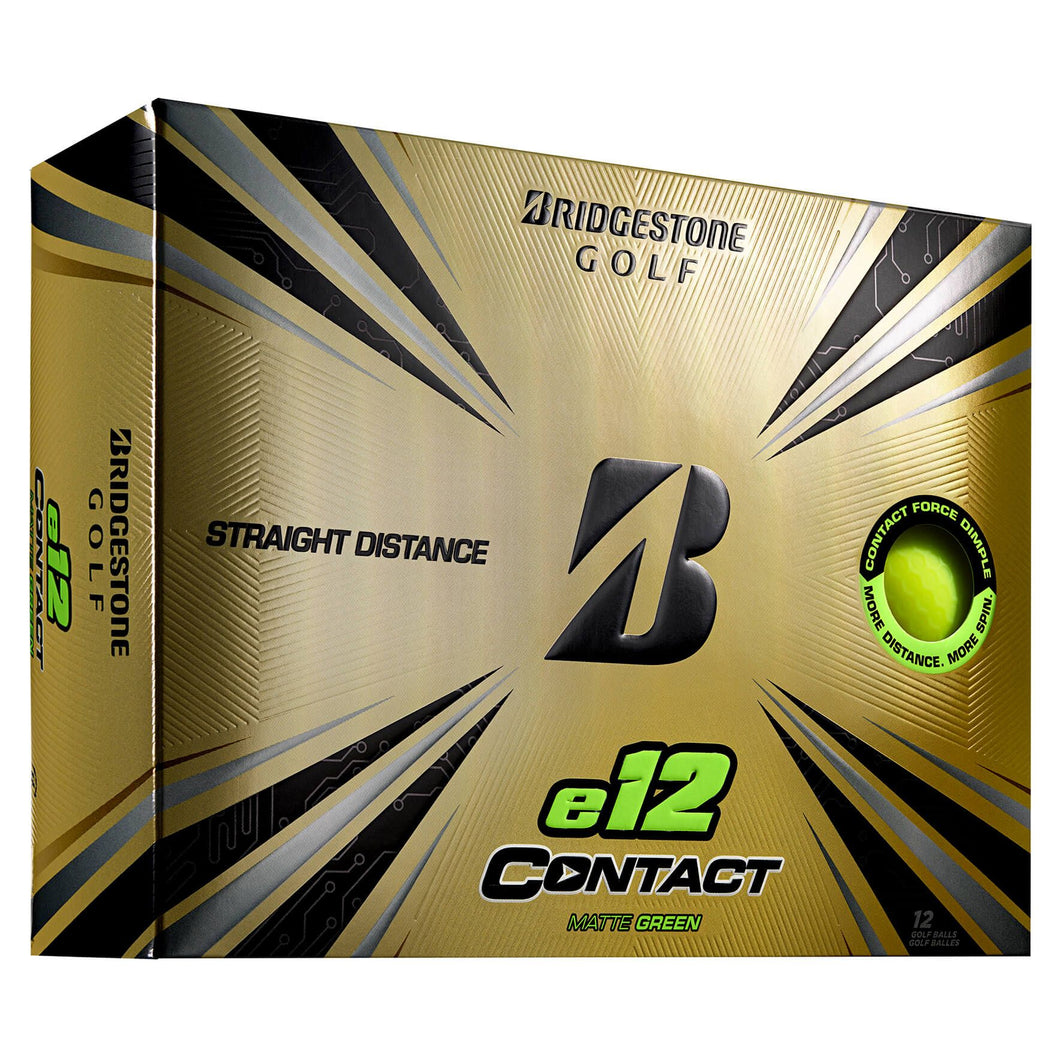 Bridgestone e12 Contact Golf Balls - Dozen 1 - Green