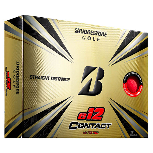 Bridgestone e12 Contact Golf Balls - Dozen 1 - Red