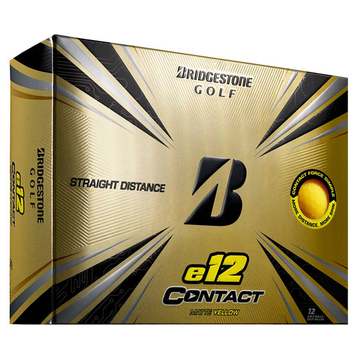 Bridgestone e12 Contact Golf Balls - Dozen 1 - Yellow