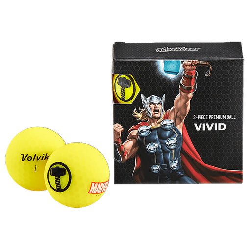 Volvik Marvel 4 Golf Ball Pack - Thor