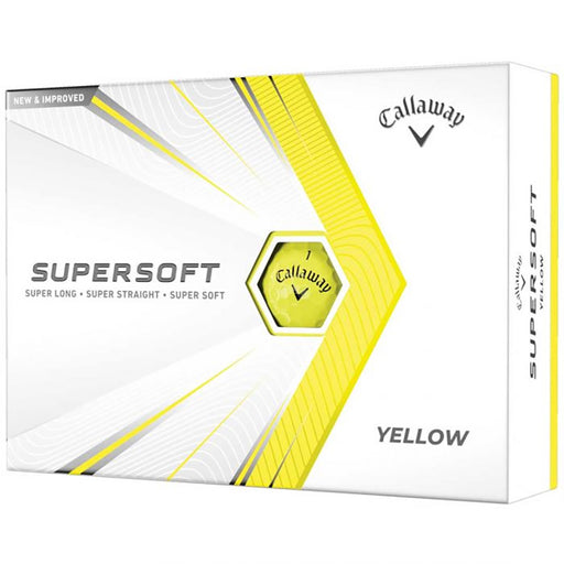 Callaway Supersoft 21 Yellow Golf Balls - Dozen - Default Title