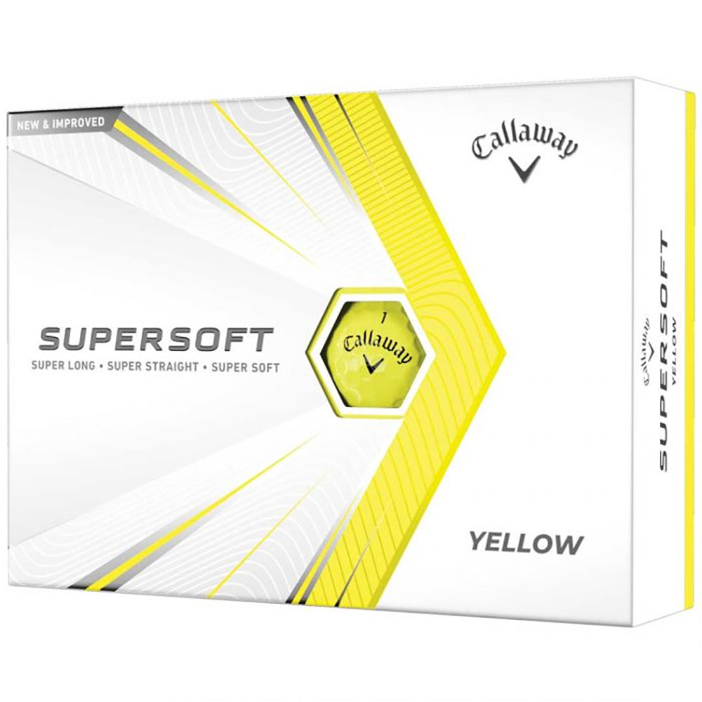Callaway Supersoft 21 Yellow Golf Balls - Dozen - Default Title