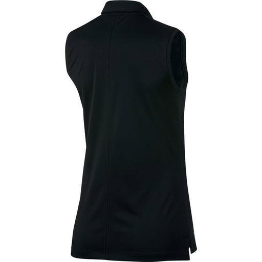 Nike Dri Fit Solid Womens Sleeveless Golf Polo