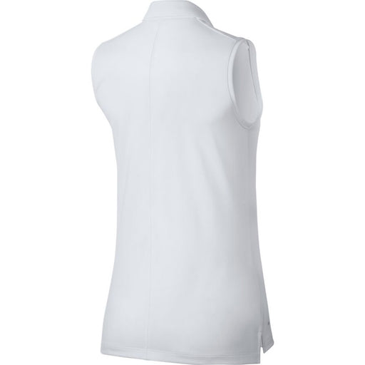 Nike Dri Fit Solid Womens Sleeveless Golf Polo