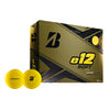 Bridgestone e12 SOFT Matte Yellow Golf Balls - Dozen