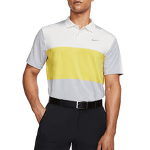 Load image into Gallery viewer, Nike Dri Fit Color Block Vapor Mens Golf Polo - 135 SAIL/YEL/WG/XL
 - 1