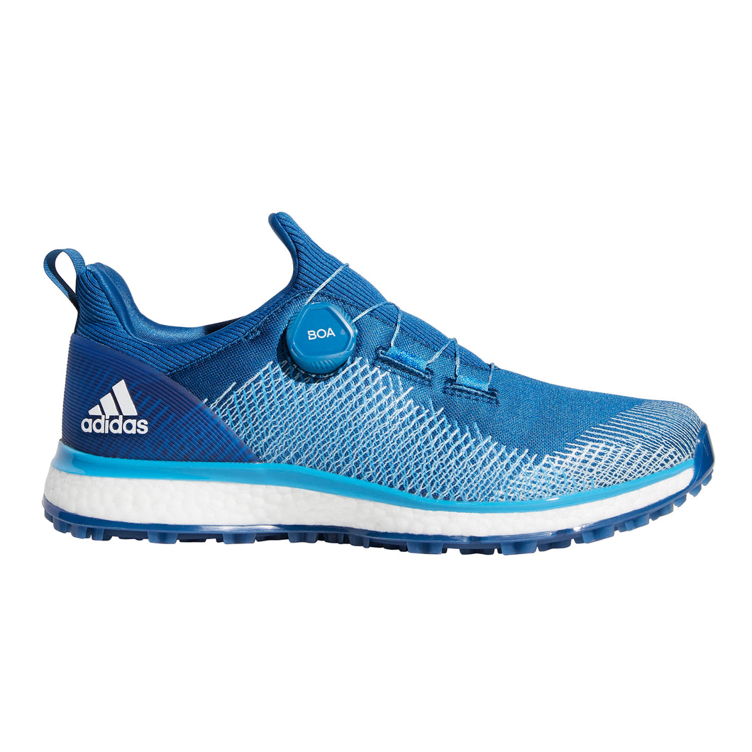 Adidas Forgefiber BOA Blue Mens Golf Shoes - Navy Blue/13.0