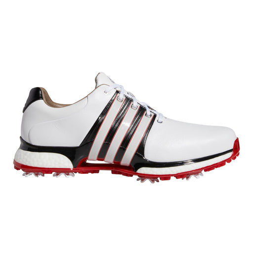 Adidas Tour360 XT White-Black Mens Golf Shoes - Wht/Blk/Red/13.0