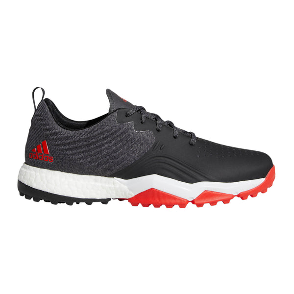 Adidas Adipower 4orged S Black-Red Mens Golf Shoes –