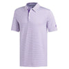 Adidas Ultimate365 Two Color Stripe Mens Golf Polo