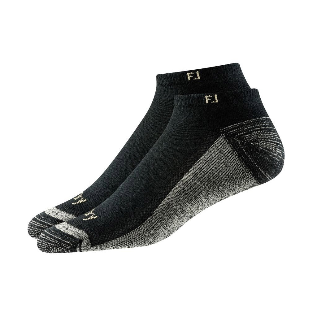 FootJoy ProDry Low Cut Black M 2 Pack Golf Socks - Default Title