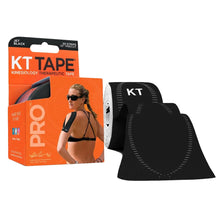 Load image into Gallery viewer, KT Tape PRO 10inch PreCut Strips - Jet Black
 - 3