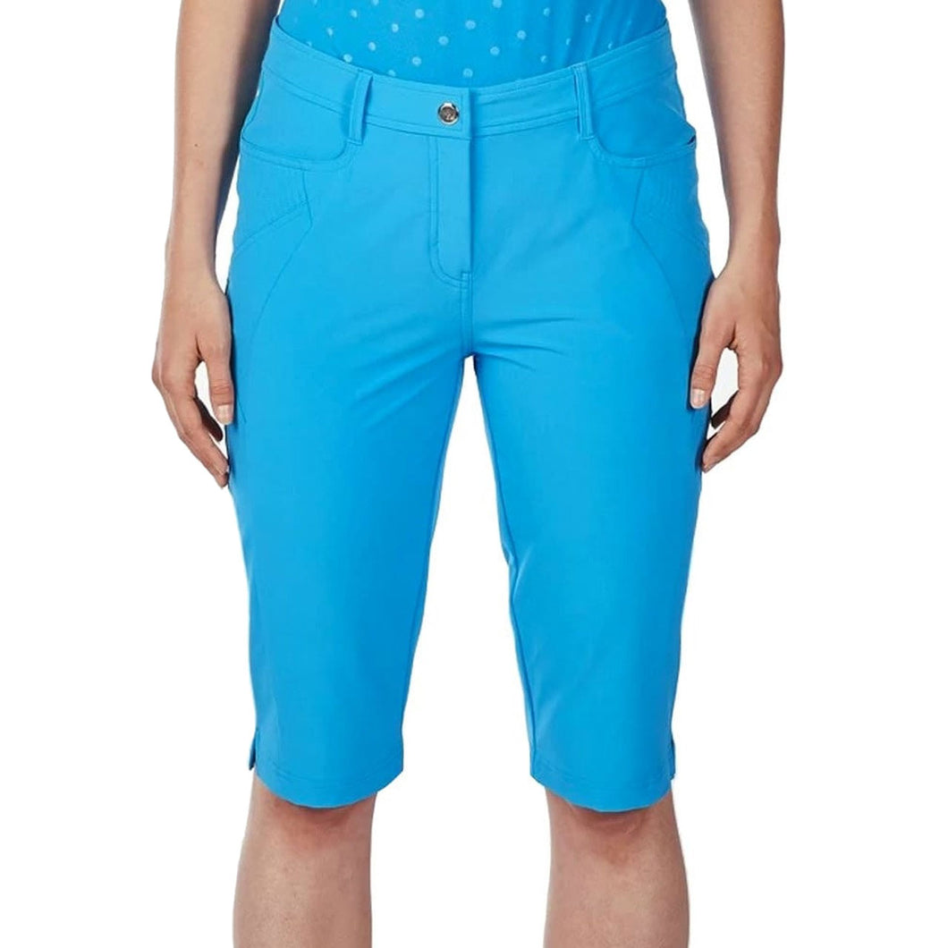 NVO Madison Long 14.5in Womens Golf Shorts - 412 MALIBU BLUE/16