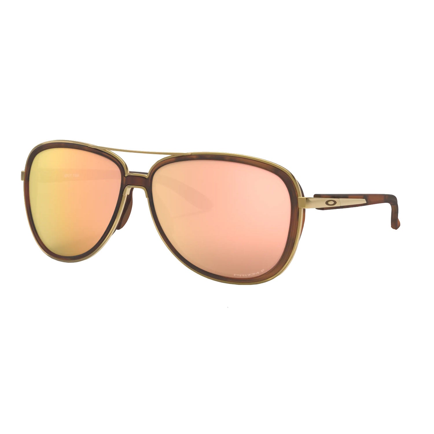 Oakley Split Time Polarized Sunglasses (Rose Gold / Tortoise ) OO4129 SPLIT TIME Sunglasses - Oakley Authorized Retailer  main image 2
