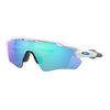 Oakley Radar EV Path Polished White Prizm Sapphire Iridium Sunglasses