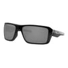 Oakley Double Edge Polished Black Prizm Black Iridium Polarized Sunglasses