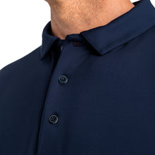 Load image into Gallery viewer, Mizzen + Main Phil Mickelson Navy Mens Golf Polo
 - 3