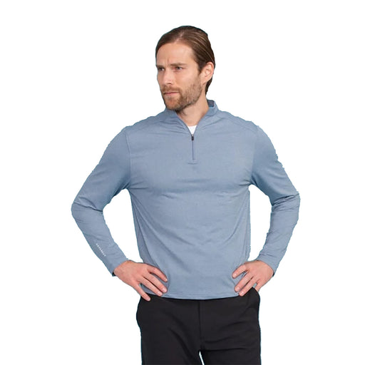 Devereux Proper Threads Lay Low Mens Golf Pullover - Sea Blue/XL