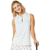 Belyn Key Keystone Womens Sleeveless Golf Polo