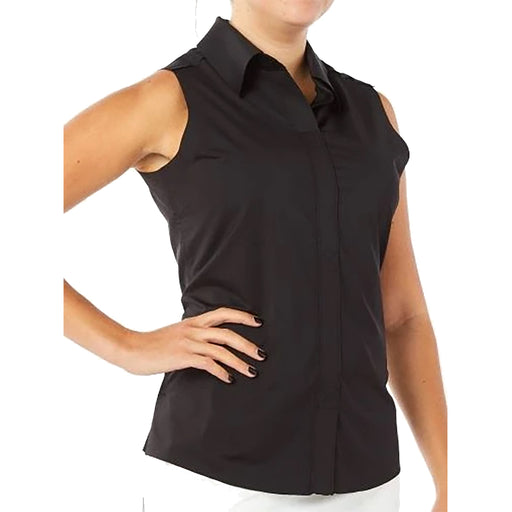 Belyn Key Keystone Womens Sleeveless Golf Polo