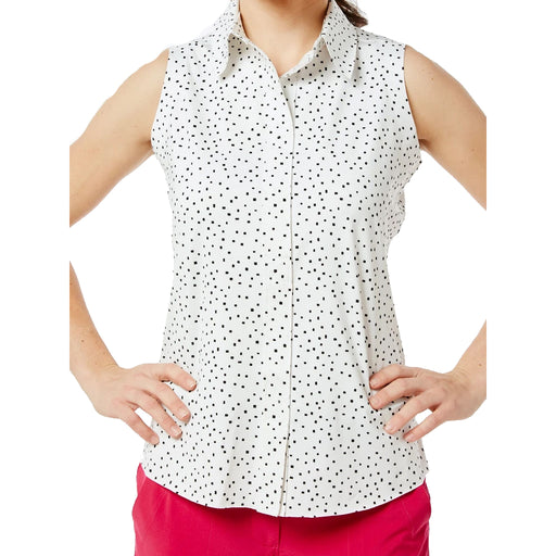 Belyn Key Keystone Womens Sleeveless Golf Polo