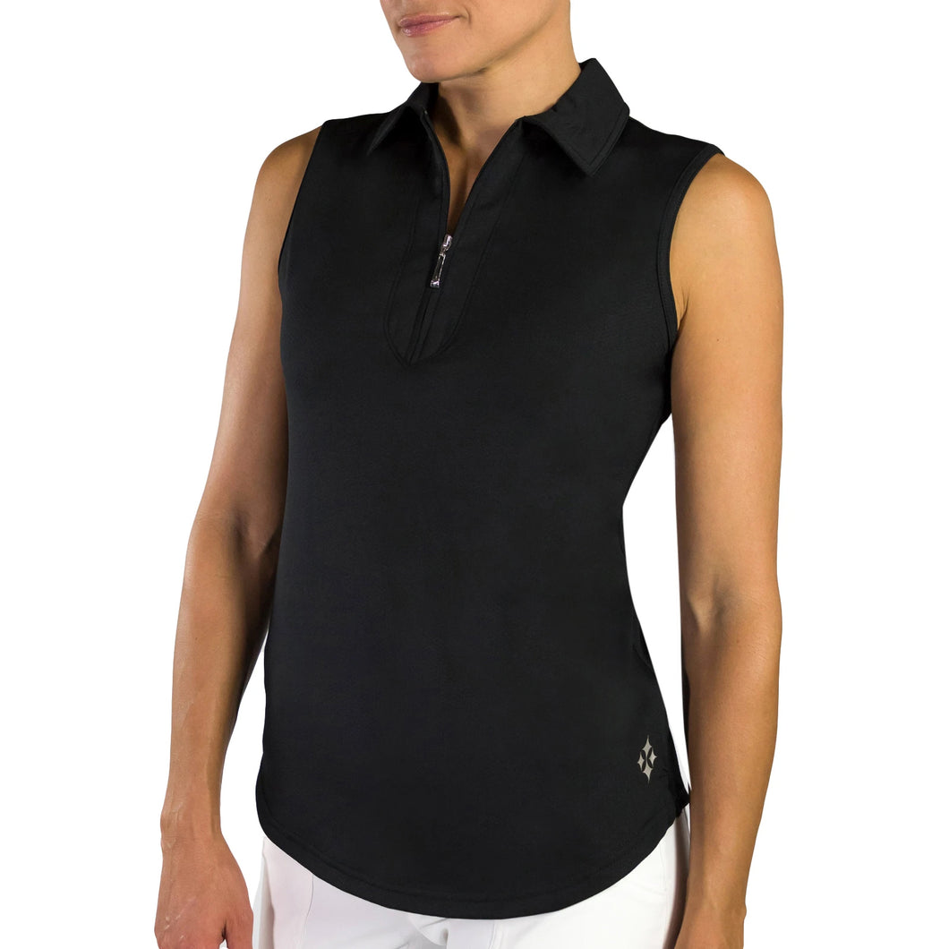 JoFit Jacquard Sleeveless Womens Golf Polo