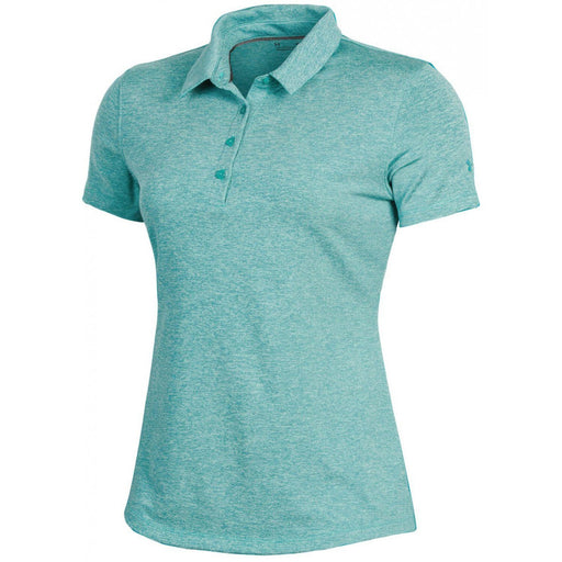 Under Armour Zinger 2.0 Heather Womens Golf Polo - 1014 BREATH BLU/L