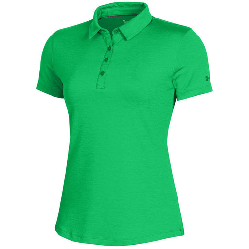 Under Armour Zinger 2.0 Heather Womens Golf Polo - 2505 VAPOR GRN/L