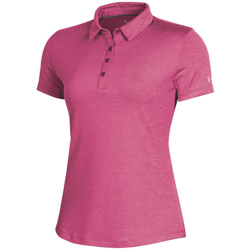 Under Armour Zinger 2.0 Heather Womens Golf Polo - 5080 EXUBERANT/L