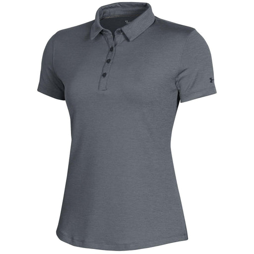 Under Armour Zinger 2.0 Heather Womens Golf Polo - 9171 PITCH GREY/XL